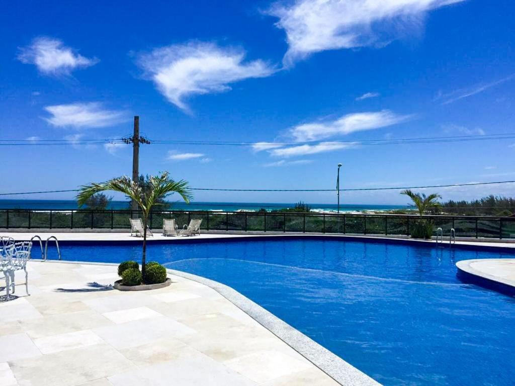 Apartamento Com Vista Para O Mar Da Praia Grande 아라이알도카보 외부 사진